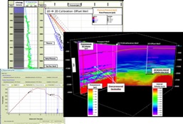 RokDoc 3Dの表示画面一例 RokDoc 3Dの表示画面一例